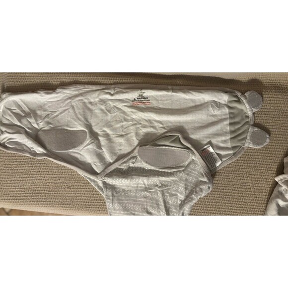 Swaddle Me Baby Wrap SM/MED 7-14 Lbs Lot of 2 100% Cotton Unisex Grey - Picture 8 of 9